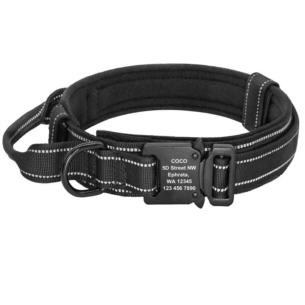 Military Tactical Pet Collar ID - Devya's Pet Emporium