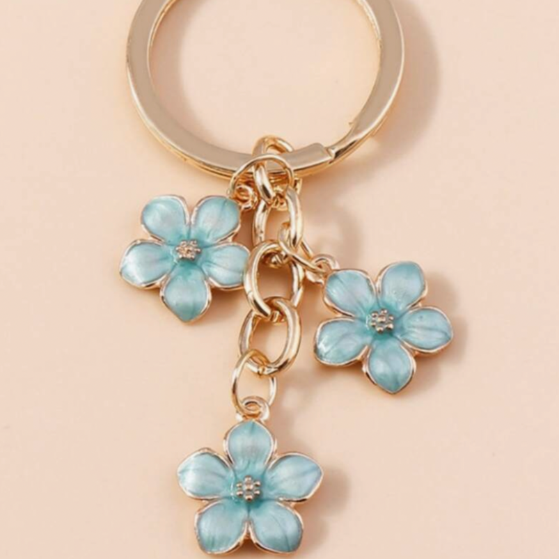 Handmade Flower Keyring