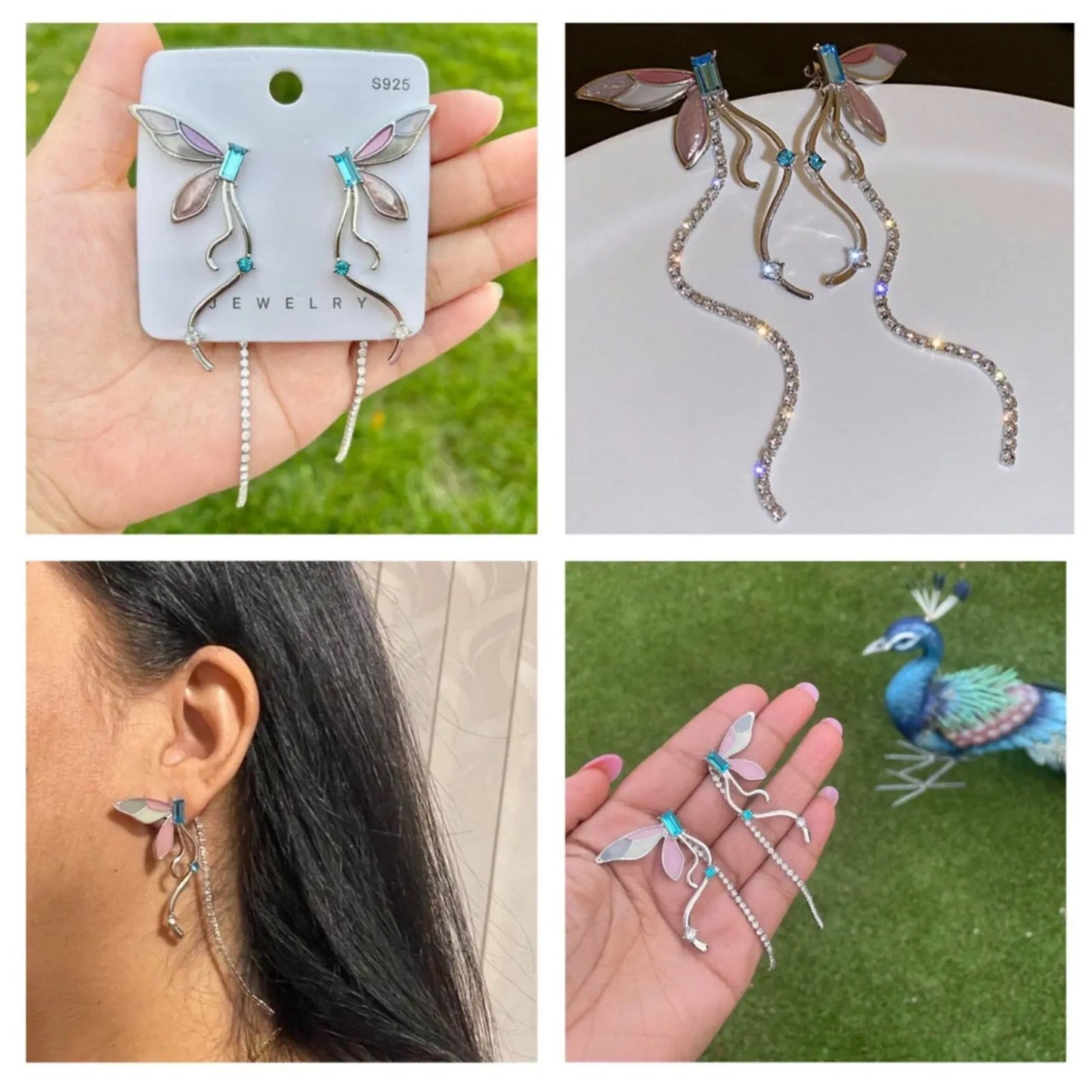 Butterfly Drop Earrings