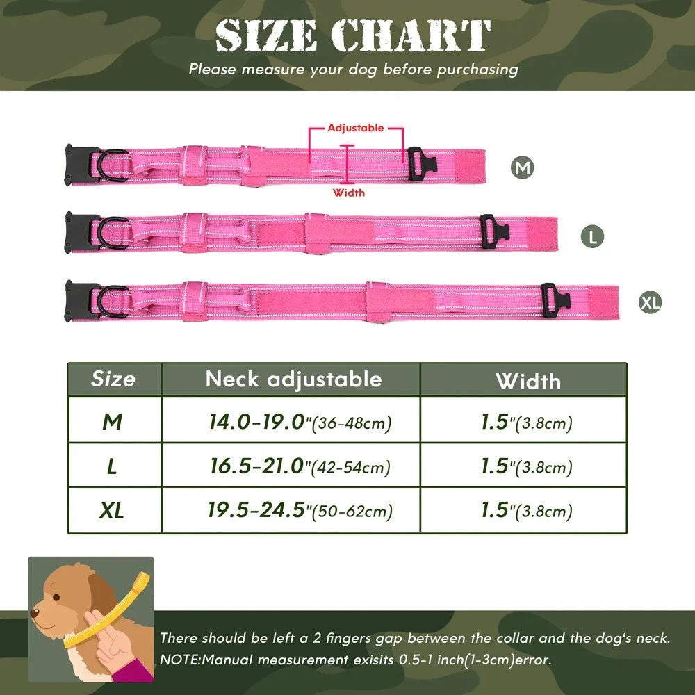 Military Tactical Pet Collar ID - Devya's Pet Emporium