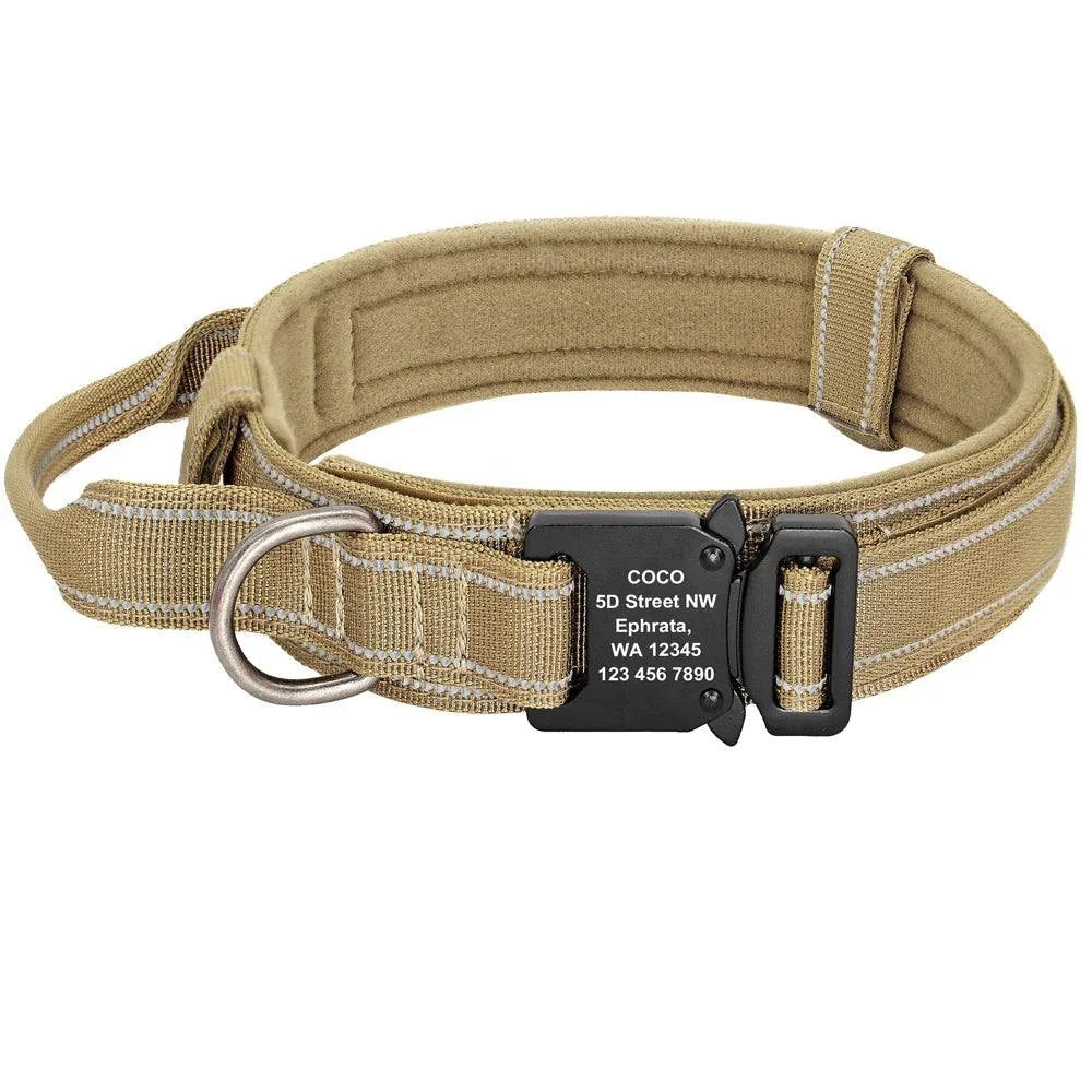 Military Tactical Pet Collar ID - Devya's Pet Emporium