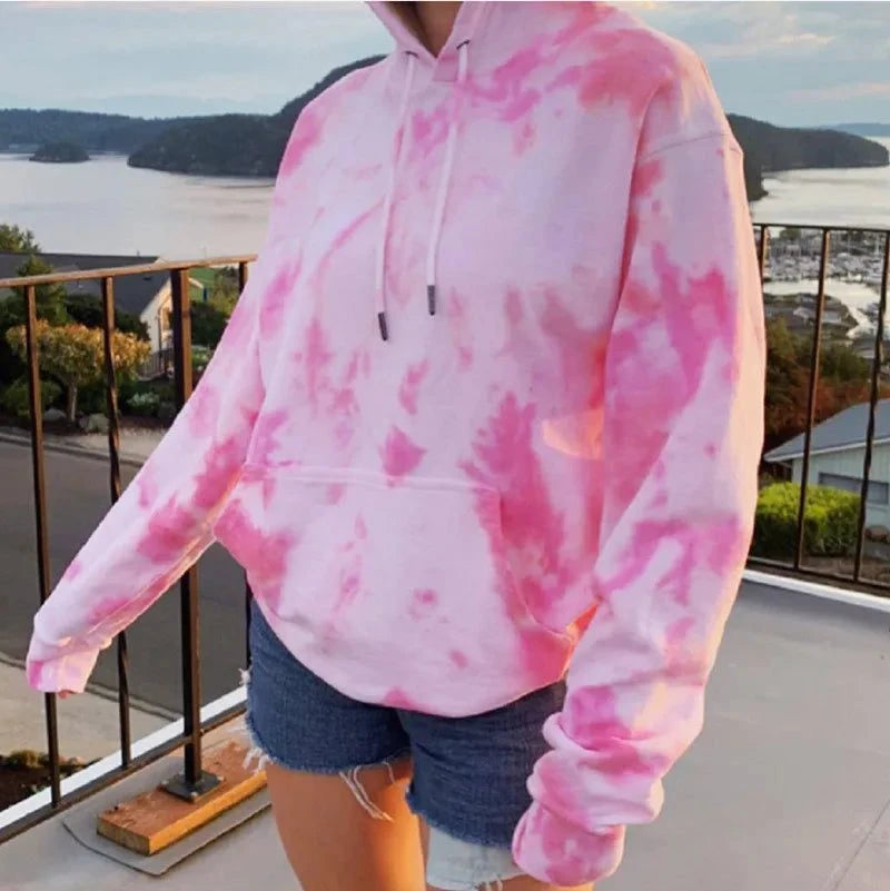 Streetwear Women's Hooded Oversized Pullover