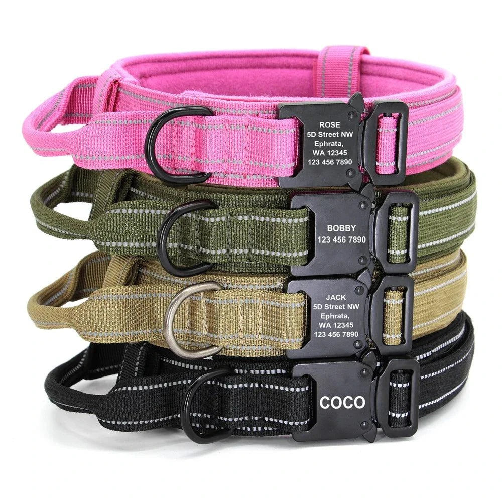 Military Tactical Pet Collar ID - Devya's Pet Emporium