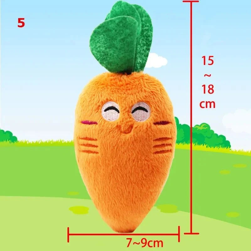 Fruit Animals Cartoon Dog Toys