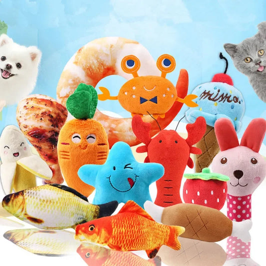 Fruit Animals Cartoon Dog Toys