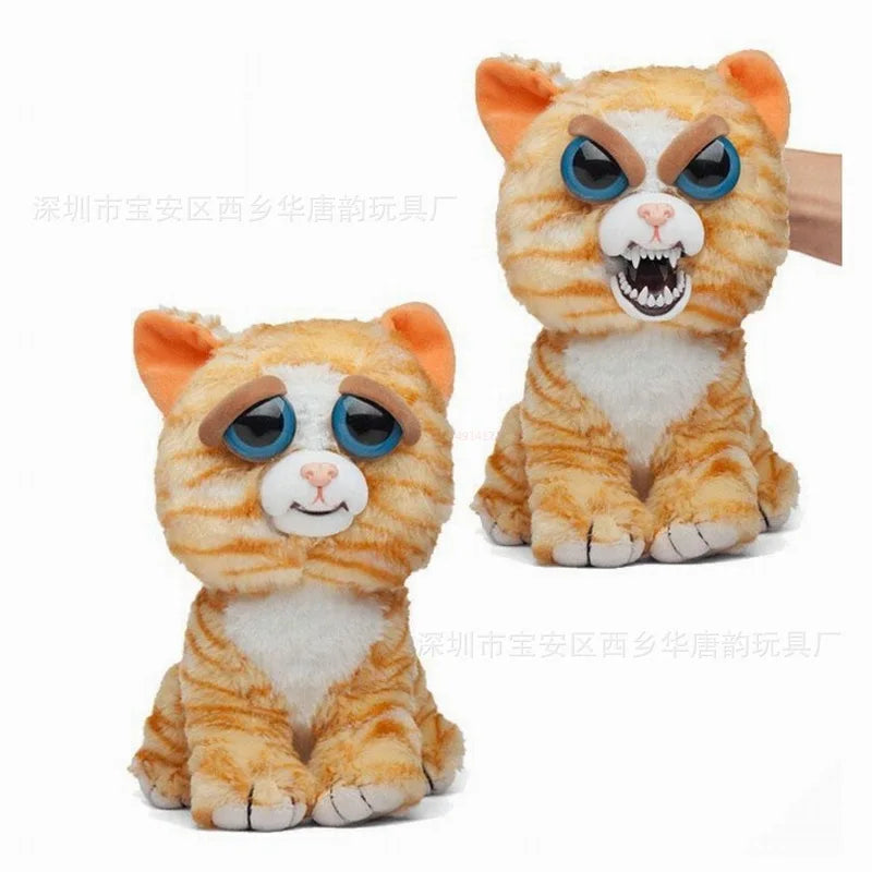 Feisty Pets Funny Face Changing Unicorn Soft Toys