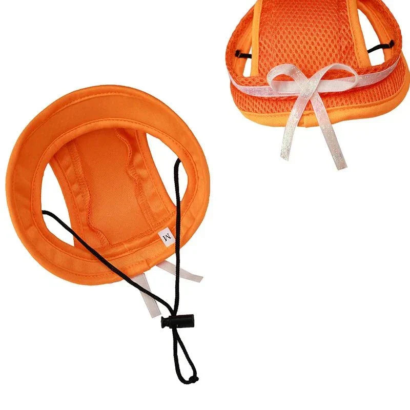 Pet Hat Adjustable Mesh