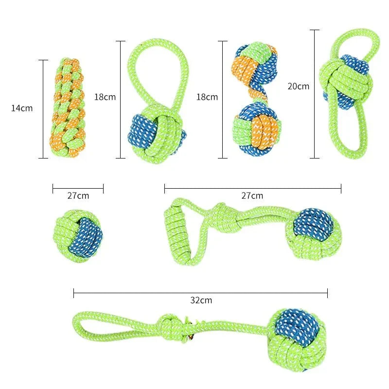 Interactive Cotton Mini Rope Toy Ball