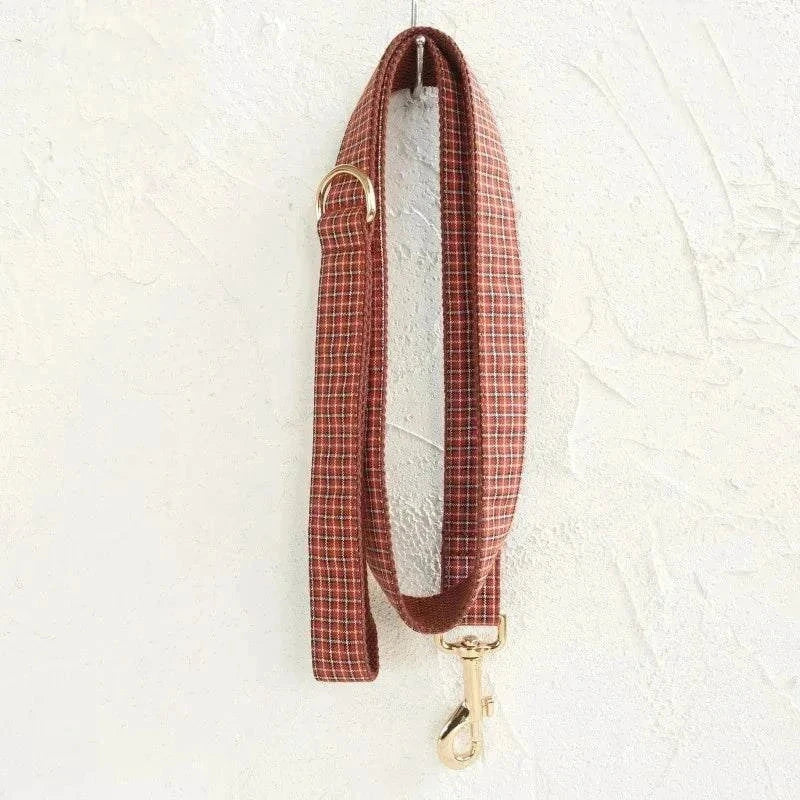 Personalised Plaid Collar 