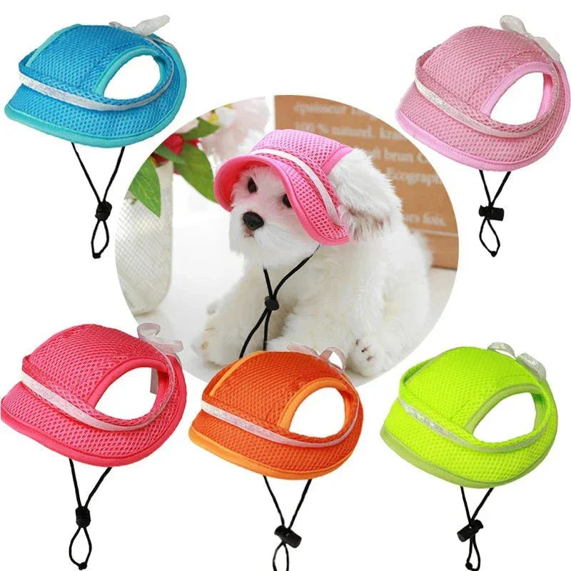 Pet Hat Adjustable Mesh