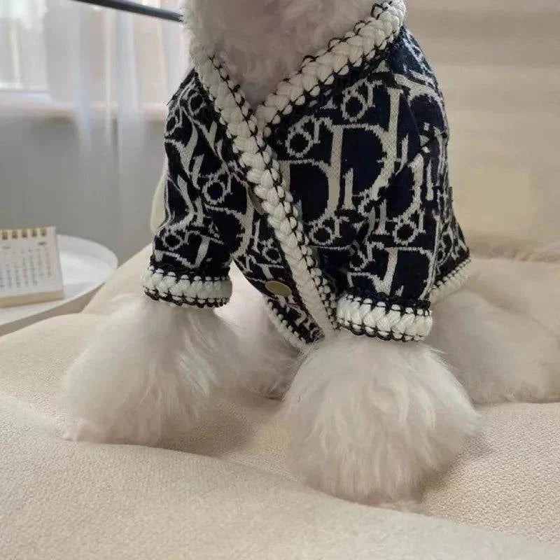 Thermal Knitting Cardigan for Dogs and Cats - Devya's Pet Emporium