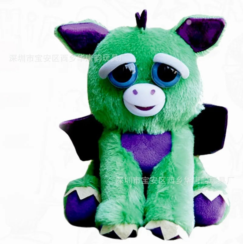 Feisty Pets Funny Face Changing Unicorn Soft Toys