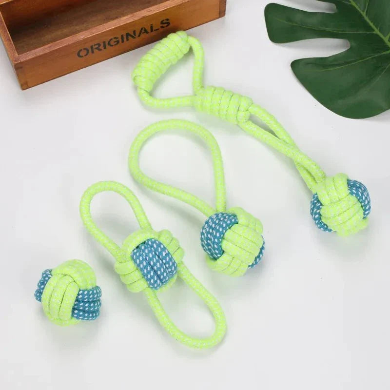 Interactive Cotton Mini Rope Toy Ball