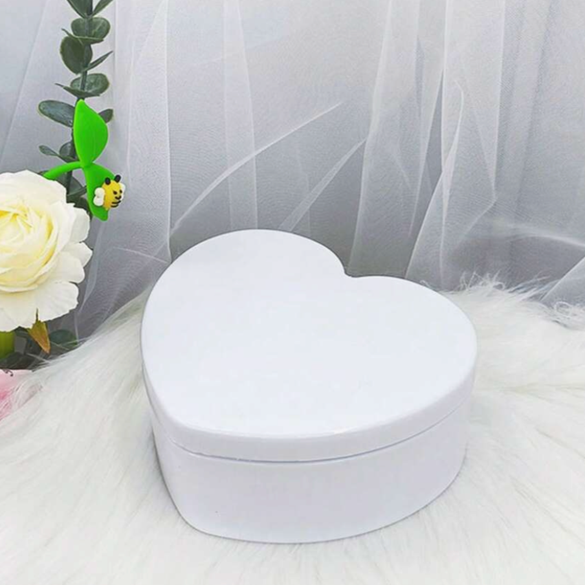 Heart Shape Travel Jewellery Box