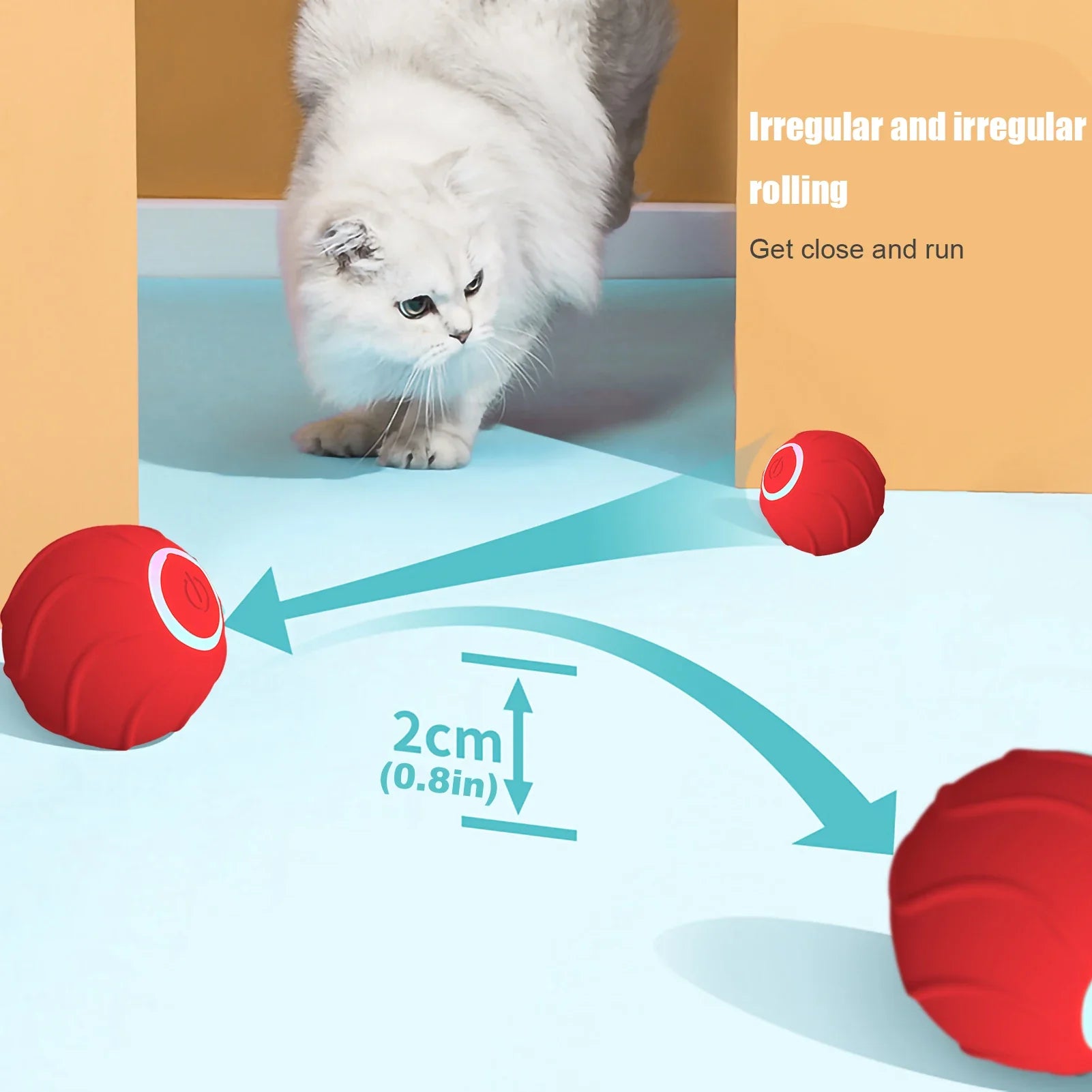 Automatic Rolling Ball Pet Toy - Devya's Pet Emporium