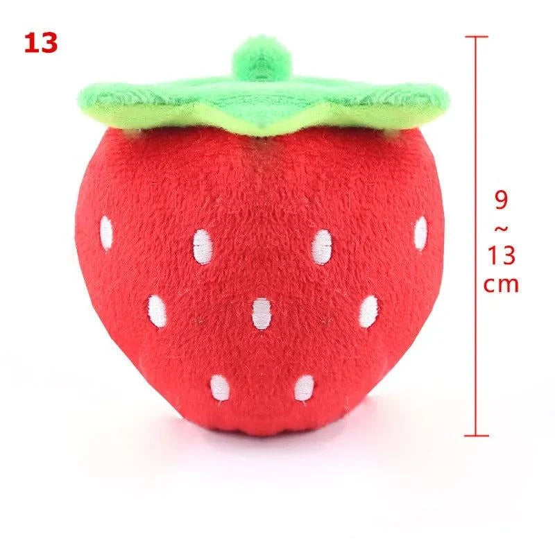 Fruit Animals Cartoon Dog Toys
