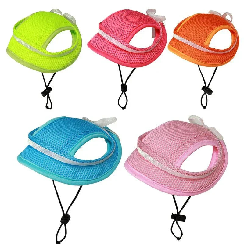 Pet Hat Adjustable Mesh 