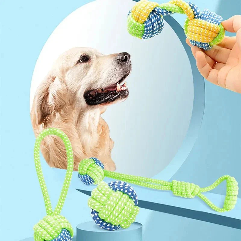 Interactive Cotton Mini Rope Toy Ball