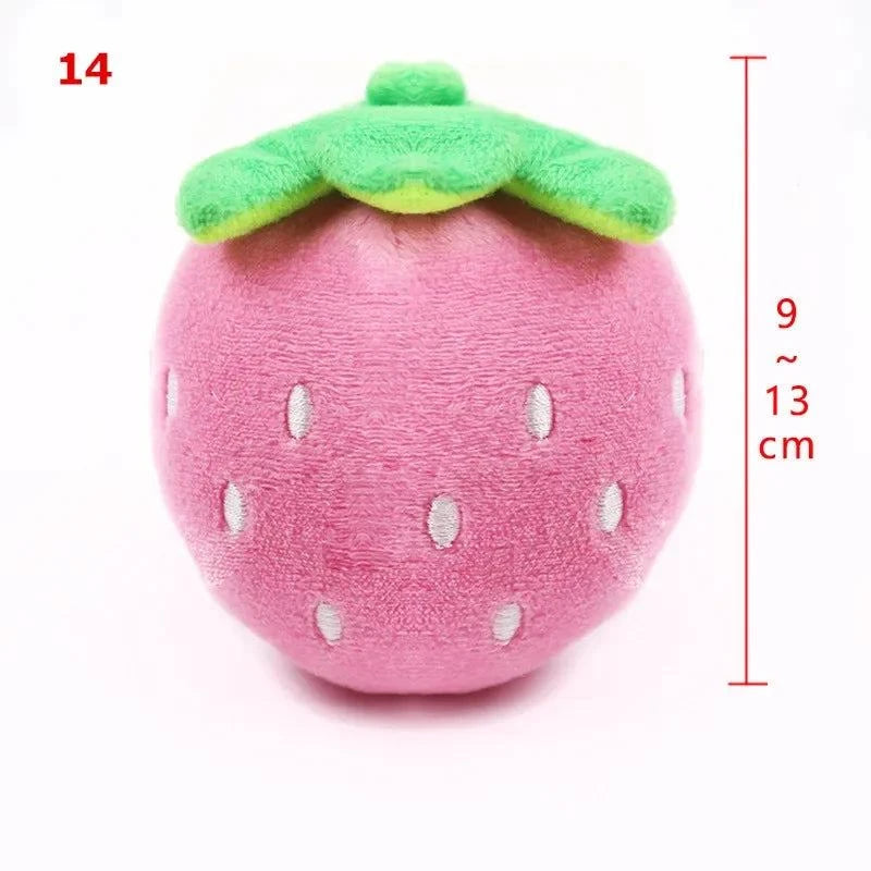 Fruit Animals Cartoon Dog Toys