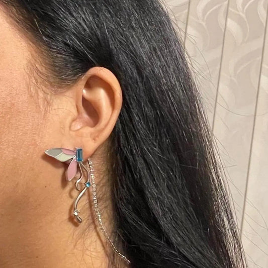Butterfly Drop Earrings