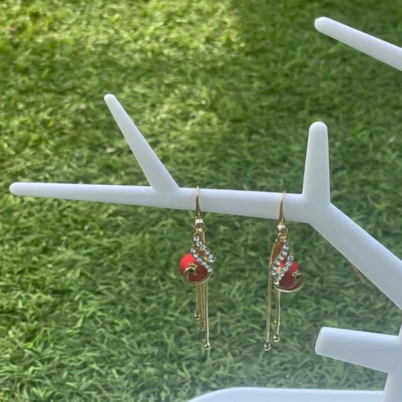 Handmade Peacock Earrings