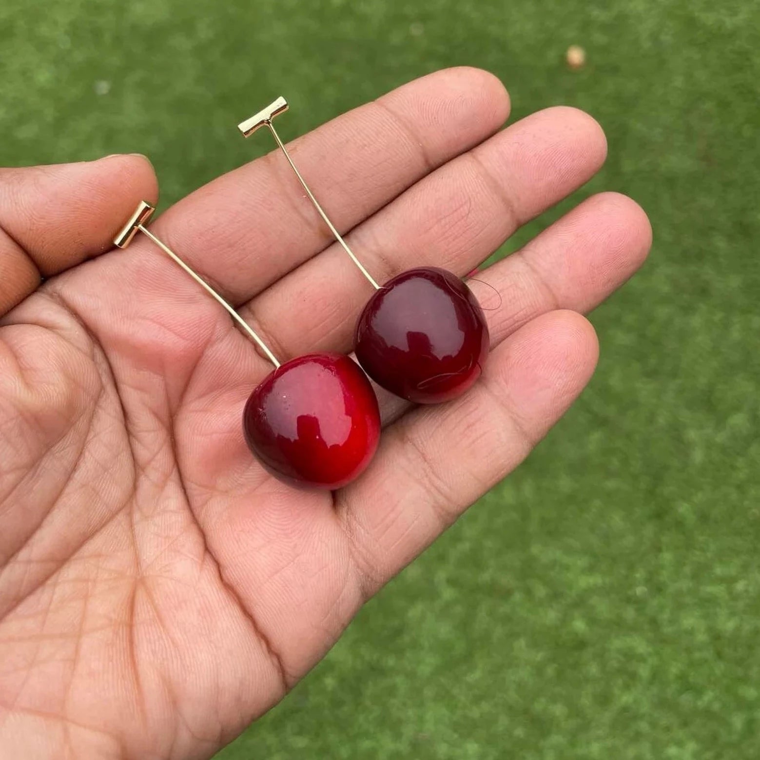Handmade Cherry Earrings
