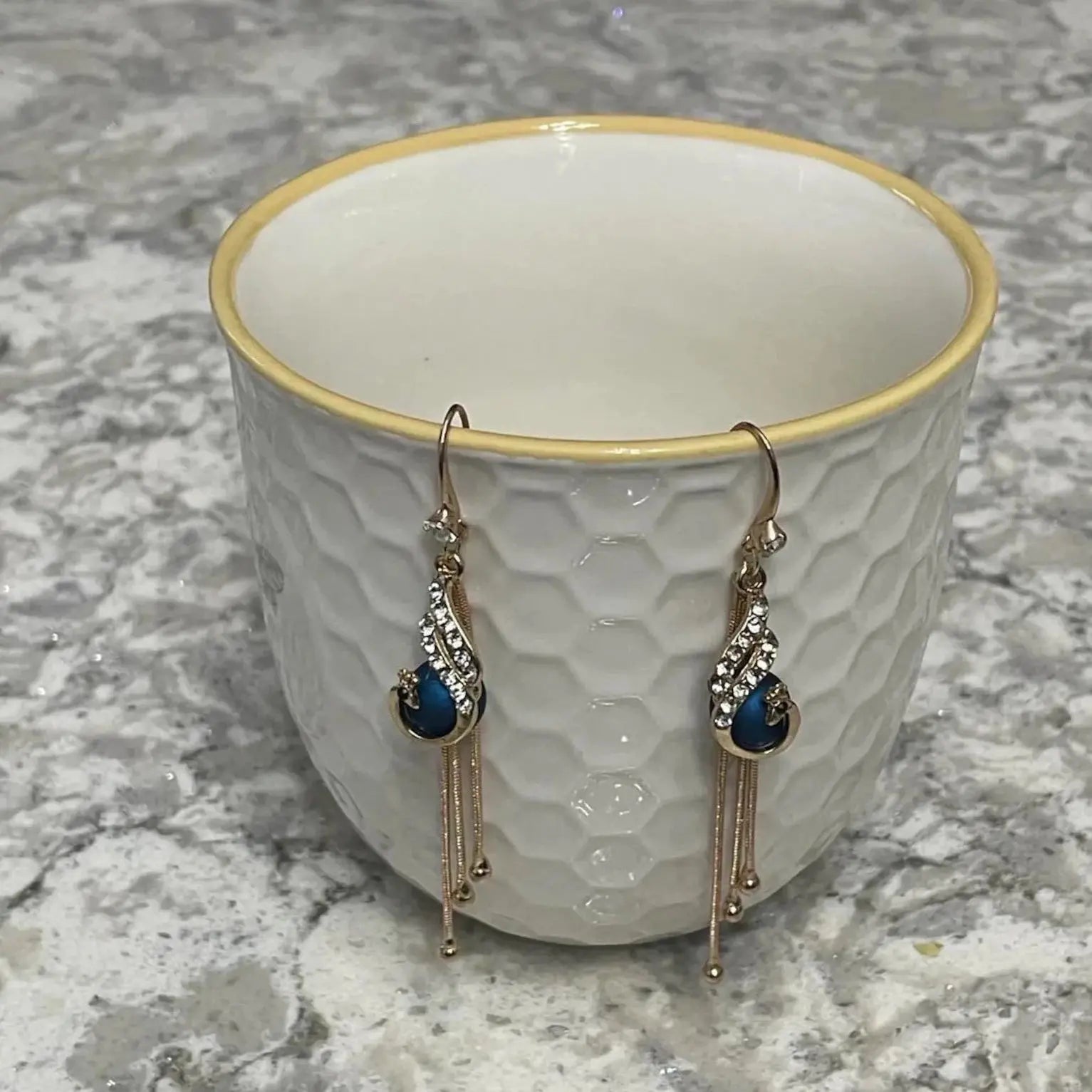 Handmade Peacock Earrings