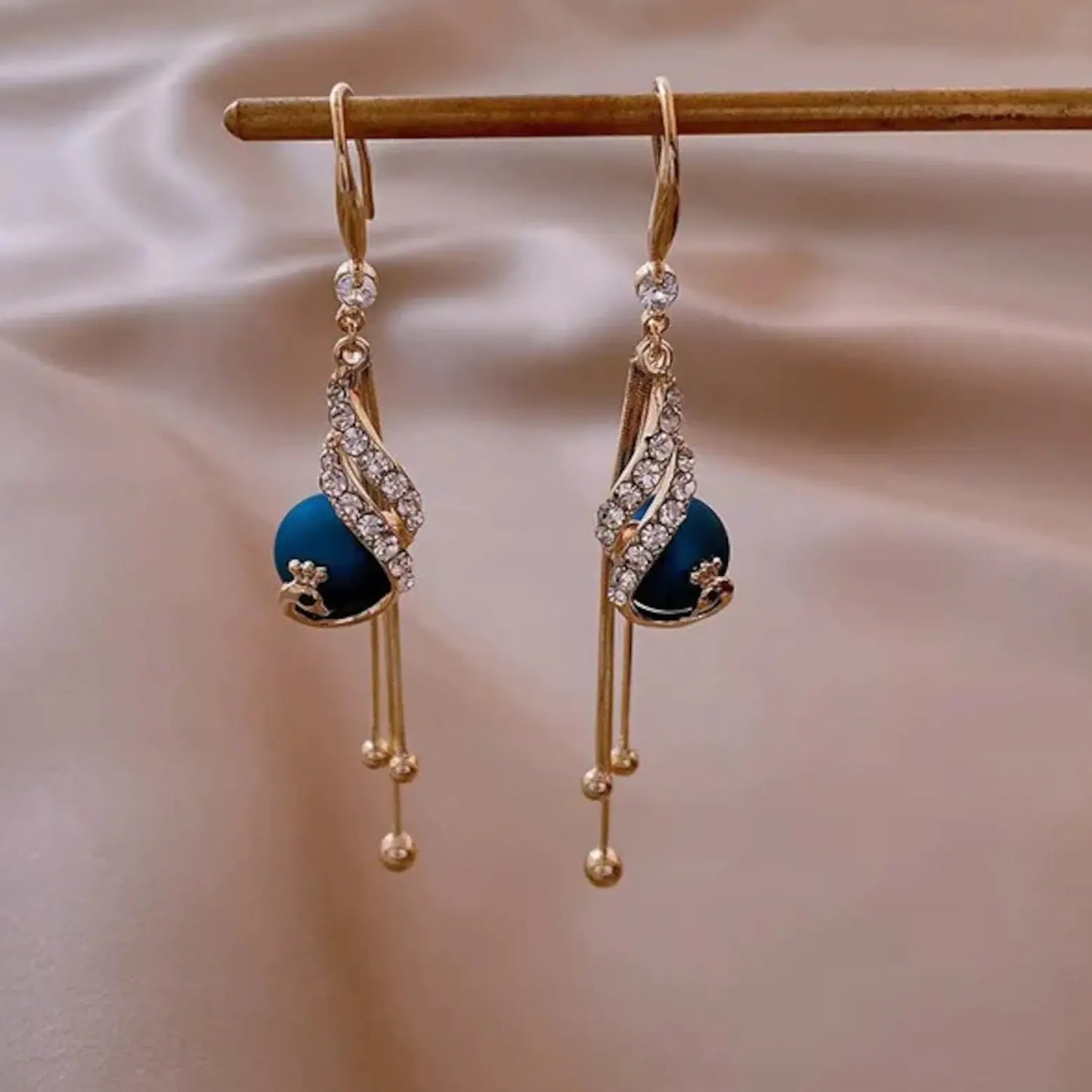 Handmade Peacock Earrings