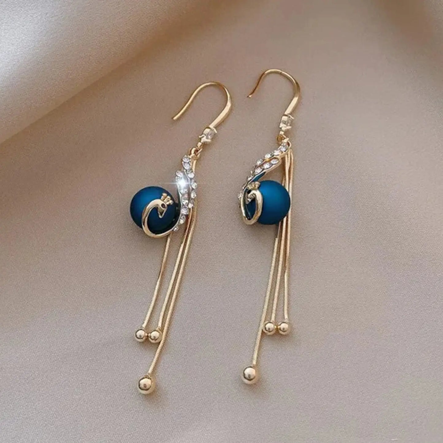 Handmade Peacock Earrings