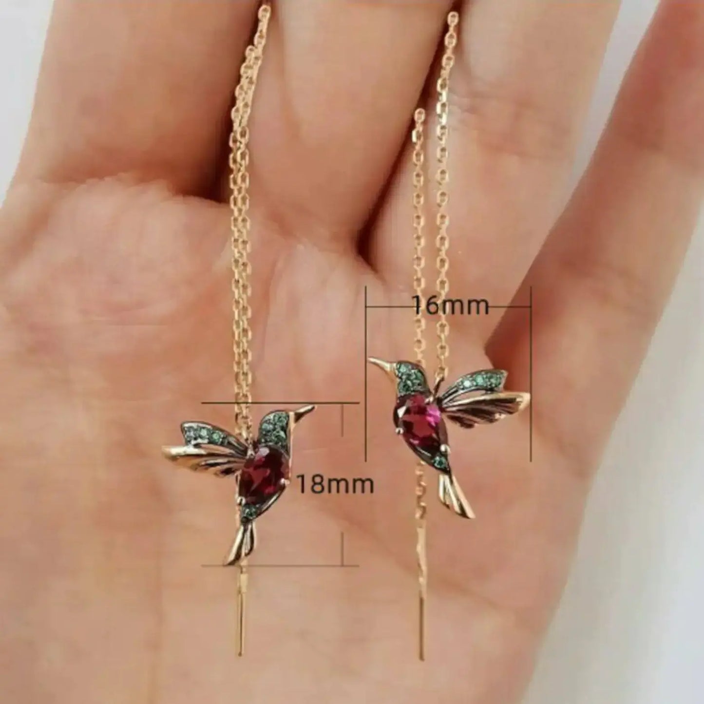 Handmade Bird earrings