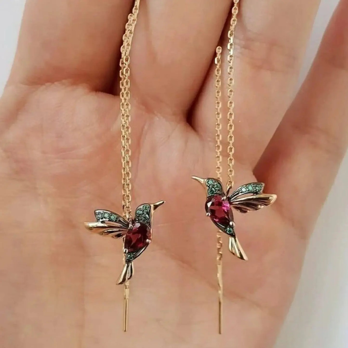 Handmade Bird earrings