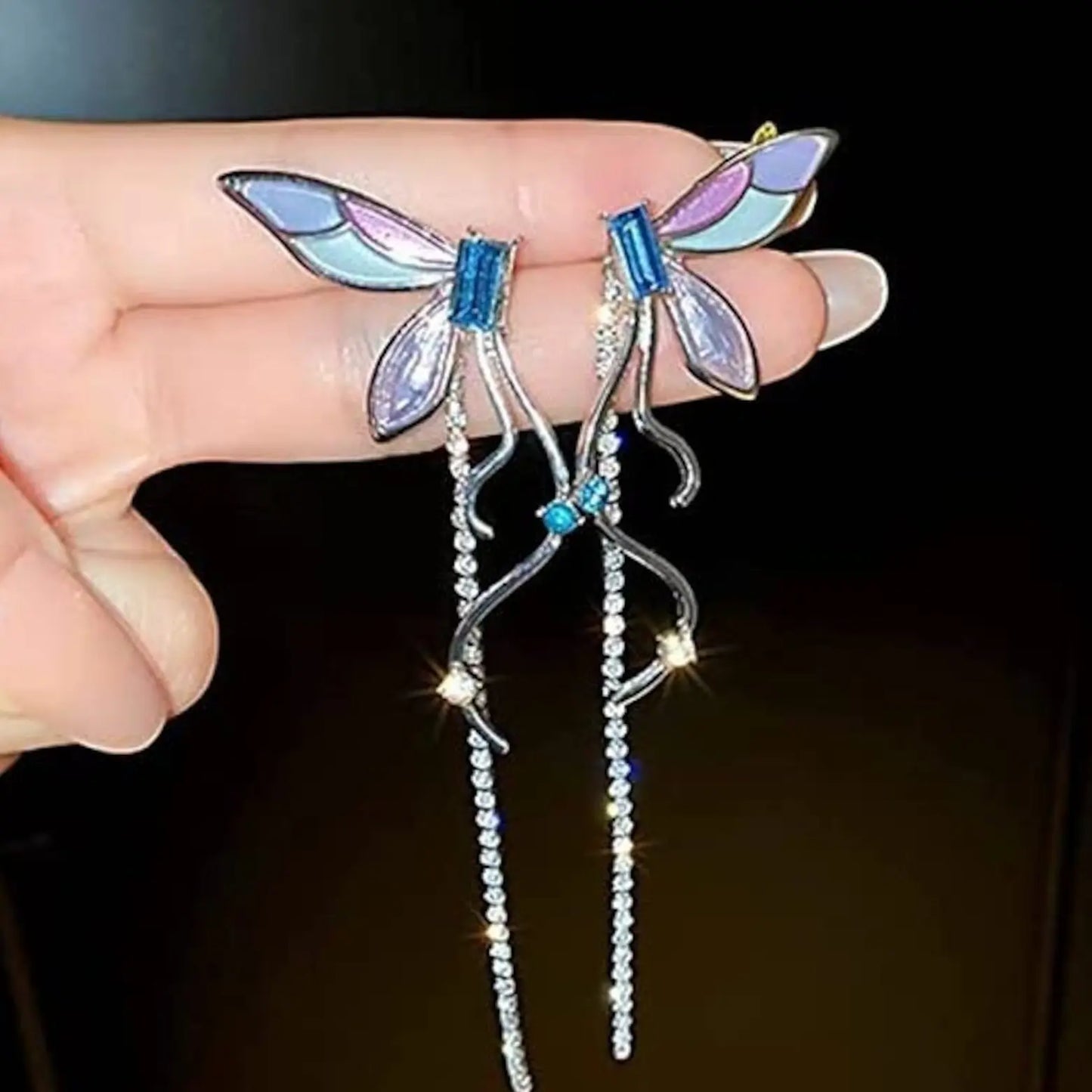 Butterfly Drop Earrings